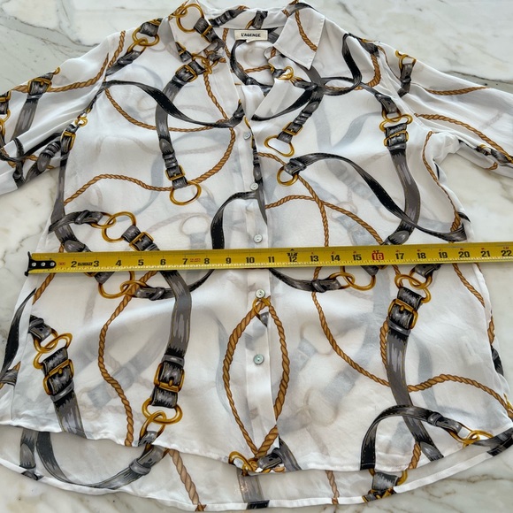 L’AGENCE CHAIN TOP SIZE MEDIUM NWOTS! - Picture 10 of 17